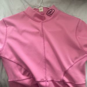 The Giving Movement Size L Bodysuit Long-sleeved Pink Shirt